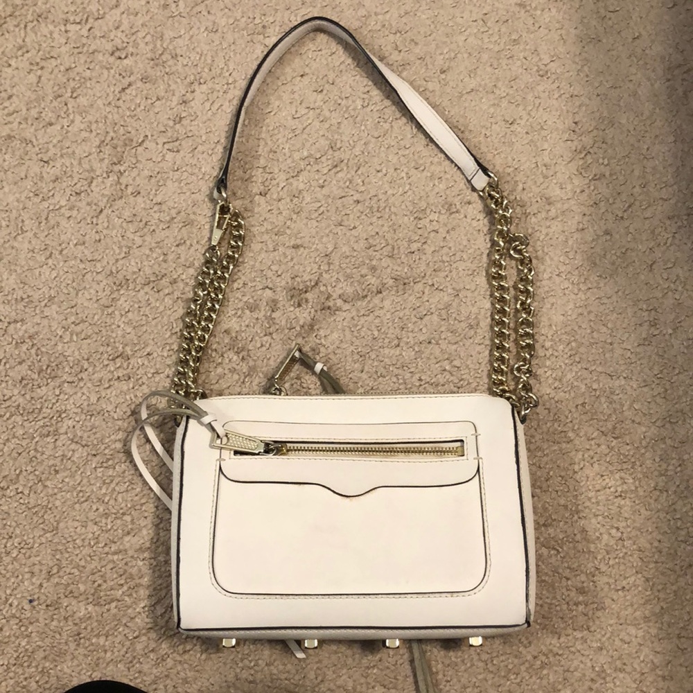 Rebecca Minkoff white shoulder bag
